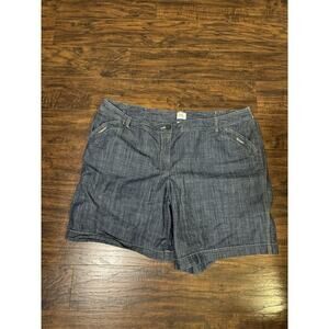 Just My Size Jean Shorts Blue Women's Size 24w